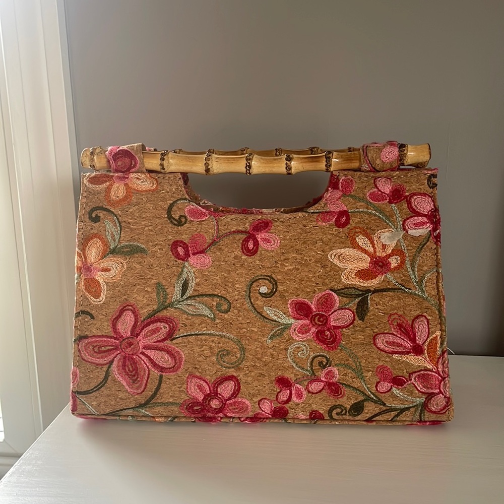Large Floral Clutch